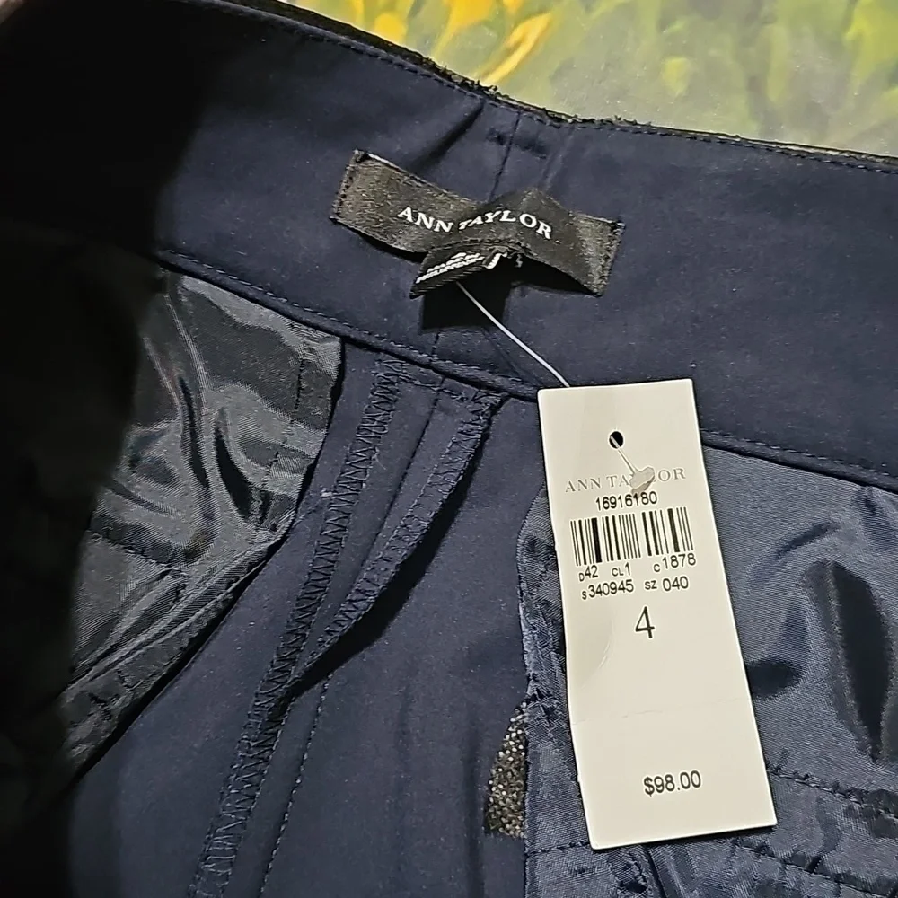 Ann Taylor Pleated Dress Pants Size 4 NWT